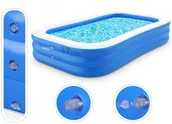 Baseny ogrodowe - BASEN DLA DZIECI OGRODOWY DMUCHANY 250x150x50 - miniaturka - grafika 1