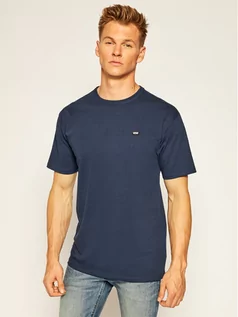 Koszulki męskie - Vans T-Shirt Off The Wall Clas VN0A49R7 Granatowy Regular Fit - grafika 1