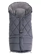 Akcesoria do wózków - Kaiser Naturfellprodukte Śpiworek termiczny "Moony 2in1" w kolorze antracytowym - miniaturka - grafika 1