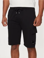 Spodenki męskie - C.P. Company Szorty sportowe 18CMSB101A110044G Czarny Regular Fit - miniaturka - grafika 1