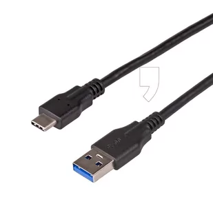 Akyga Kabel Akyga AK-USB-15 USB 3.0 M USB 3.0 Typu C M 1m kolor czarny - Kable USB - miniaturka - grafika 2