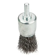 Akcesoria do elektronarzędzi - VERTO Szczotka druciana pędzelkowa z trzpieniem 24 mm - miniaturka - grafika 1