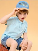 Czapki dla dzieci - Sinsay - Czapka z daszkiem - granatowy - miniaturka - grafika 1