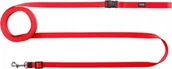 Smycze dla psów - Chaba CHABA SMYCZ SPACEROWA Z PASEM BIODROWYM 20mm/4m CZERWONA - miniaturka - grafika 1