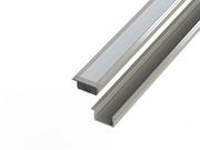 Akcesoria do oświetlenia - Profil Aluminiowy 10 Mm Wpuszczany Anodowany 2 Metry + Szybka Mleczna Led Line - miniaturka - grafika 1