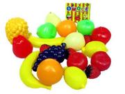 Zabawki AGD - Hipo Owoce plastikowe w siatce 20szt - miniaturka - grafika 1