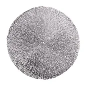 Obrusy i serwetki - Podkładka BOLIDE śr. 38 cm srebrny - miniaturka - grafika 1