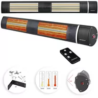 Ogrzewacze tarasowe - Grzejnik Promiennikowy MZH3000 Czarny 3000W - miniaturka - grafika 1