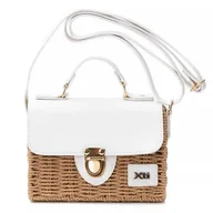 Torebki damskie - Torebka damska XTI 184429 B.RAFIA. BLANCO - miniaturka - grafika 1