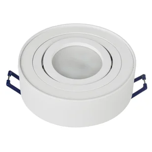 Maclean Punktowa oprawa sufitowa dla źródeł światła MR16/GU10 kolor biały 94x32mm okrągła aluminiowa MCE462 W CEN-73224 - Oprawy, klosze i abażury - miniaturka - grafika 1