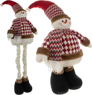 Ruhhy 22341 Dekoracja świąteczna bałwan z teleskopowymi nogami 105 cm - Ozdoby bożonarodzeniowe Ruhhy 22341 Dekoracja świąteczna bałwan z teleskopowymi nogami 105 cm - Ozdoby bożonarodzeniowe - miniaturka - grafika 1