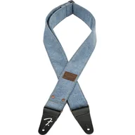Inne akcesoria gitarowe - Fender x Wrangler Riveted Denim Strap Light Indigo - miniaturka - grafika 1