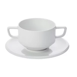 WMF - Synergy zestaw porcelanowy bulionówka z podstawkiem 350 ml. - Miski i półmiski - miniaturka - grafika 1