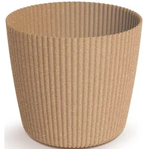 Donica PROSPERPLAST Milly Round ECO Wood DMI400W-4665W 32L Brązowy - Donice - miniaturka - grafika 1