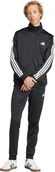 Dresy męskie - Dres męski adidas Sportswear Basic 3-Stripes Tricot czarny JI8858 M - miniaturka - grafika 1