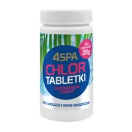 Akcesoria do basenów - GAMIX Chlor Tabletki do Basenu Jacuzzi Spa 20g 1kg - miniaturka - grafika 1