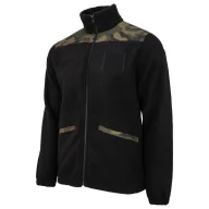 Odzież taktyczna i umundurowanie - Bluza polarowa MaxPro-Tech Grom - Czarny/WZ.93 leśny - miniaturka - grafika 1