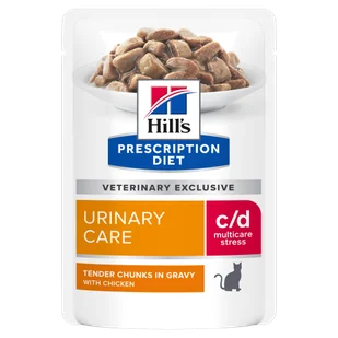 Hills Prescription Diet C/D Urinary Stress Chicken 1,02 kg - Sucha karma dla kotów - miniaturka - grafika 2