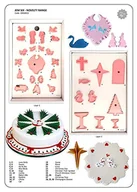 Formy do ciast - PME pme 106 m013 JEM sześciu  NOWOŚĆ asortyment ausstechern, asortyment, tworzywo sztuczne, Ivory, 33 x 4.5 x 22 cm, 30-częściowy 106M013 - miniaturka - grafika 1