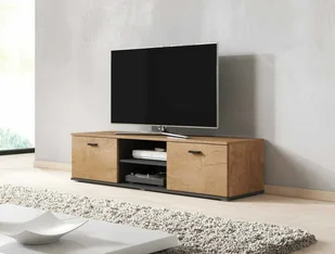 SOHO RTV 140 DAB LEFKAS/CZARNY  - Szafki RTV - miniaturka - grafika 1