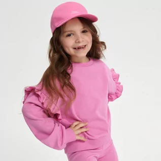 Dresy i komplety dla dziewczynek - Sinsay - Komplet: bluza i legginsy - Różowy - grafika 1