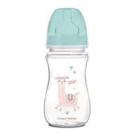 Butelki dla niemowląt - Canpol babies Butelka szerokootworowa antykolkowa EasyStart zielona 35/221 240 ml - miniaturka - grafika 1