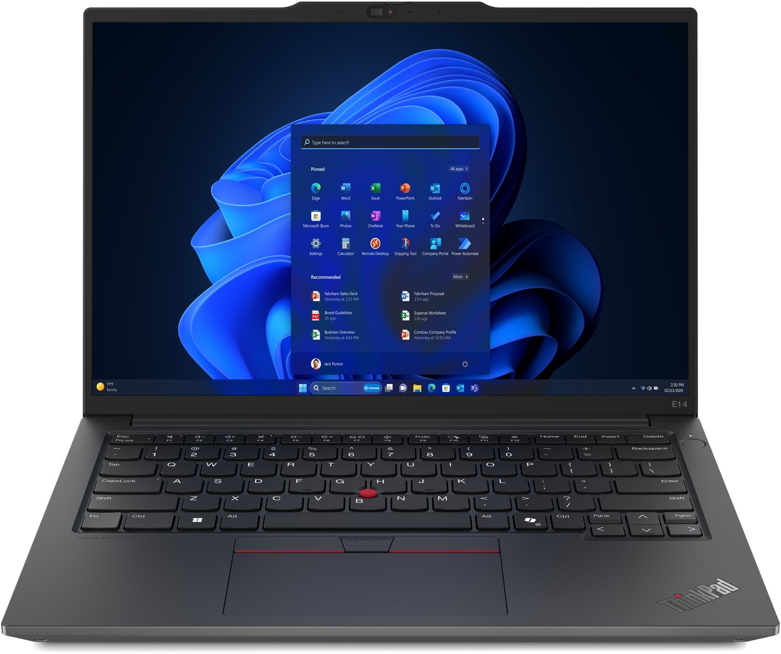 Lenovo ThinkPad E14 Gen 6 Ryzen™ 5 7535U 256GB SSD 16GB 14