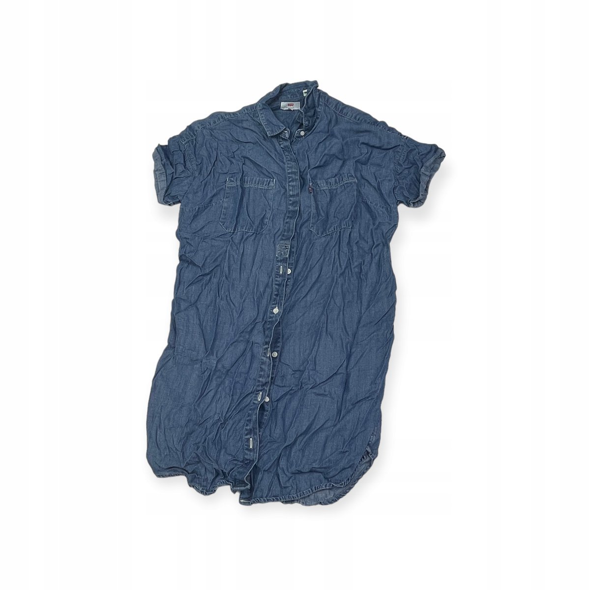 Sukienka damska na krótki rękaw jeansowa Levi's S