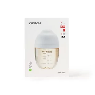 Mombella Butelka Antykolkowa Dla Noworodka Ivory Ppsu 300Ml - Grzechotki dla dzieci - miniaturka - grafika 1
