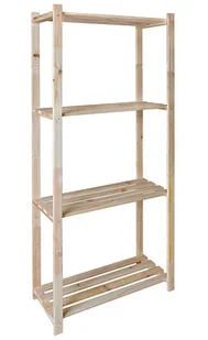 Drewniany regał do spiżarni, kuchni, piwnicy L4-D14 - Regały Drewniany regał do spiżarni, kuchni, piwnicy L4-D14 - Regały - miniaturka - grafika 1