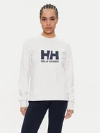 Bluzy damskie - Helly Hansen Bluza Logo 2.0 34462 Biały Regular Fit - miniaturka - grafika 1
