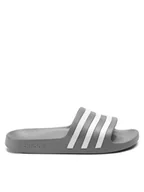 Klapki i japonki damskie - adidas Klapki adilette Aqua F35538 Szary - miniaturka - grafika 1