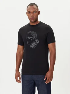 KARL LAGERFELD T-Shirt 755046 554225 Czarny Regular Fit - Koszulki męskie - miniaturka - grafika 1