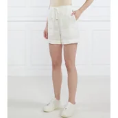 Spodenki damskie - Tommy Hilfiger Lniane szorty | Regular Fit - miniaturka - grafika 1