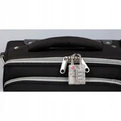 Kłódki - Dunlop Kłódka do walizki / bagażu na szyfr TSA Czarny - miniaturka - grafika 1