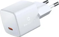 Ładowarki do telefonów - Ładowarka Swissten Gan mini travel charger USB-C 25W Power Delivery - miniaturka - grafika 1