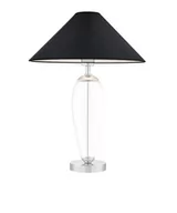Lampy stojące - Kaspa : Lampa stołowa Rea - czarny abażur (40605102) - miniaturka - grafika 1