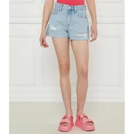 Spodenki damskie - Tommy Jeans Jeansowe szorty Jeansowe szorty HOT| Regular Fit - miniaturka - grafika 1