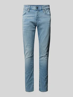 Jeansy o kroju slim fit z 5 kieszeniami - Spodnie męskie - miniaturka - grafika 1