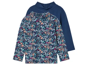 lupilu® Koszulki termiczne dziecięce z długim rękawem, 2 sztuki (86/92, Granatowy) - Bluzki dla chłopców - miniaturka - grafika 1