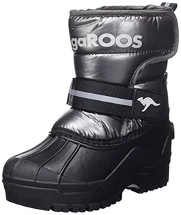 KangaROOS Unisex K-Shell Ii Metallic buty dziecięce, Steel Grey Metallic, 34 EU - Buty dla dziewczynek - miniaturka - grafika 1