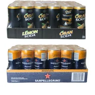 Napoje gazowane - Zestaw napojów gazowanych puszka 48x330ml - San pellegrino & Fondi Di Crodo - miniaturka - grafika 1