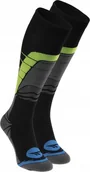 Skarpety termoaktywne - Hi-Tec Męskie skarpety narciarskie wysokie Hi-Tec Acaro II wełna Merino rozmiar 39-42 - miniaturka - grafika 1
