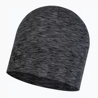 Czapki i chusty sportowe damskie - Buff Czapka Midweight Merino Wool Hat GRAPHITE MULTI STRIPES 118008.901.10.00 - miniaturka - grafika 1