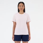 Koszulki i topy damskie - Koszulka damska New Balance WT41509OUK  różowa - miniaturka - grafika 1