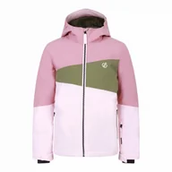 Kurtki i płaszcze dla chłopców - Dziecięca kurtka zimowa Dare 2b Steazy II Jacket Rozmiar dziecięcy: 122-128 / Kolor: różowy/zielony - miniaturka - grafika 1
