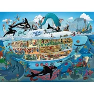 Puzzle - Heye Puzzle 1500 elementów. Szalona łódź podwodna, Oesterle (puzzle + plakat) - miniaturka - grafika 1