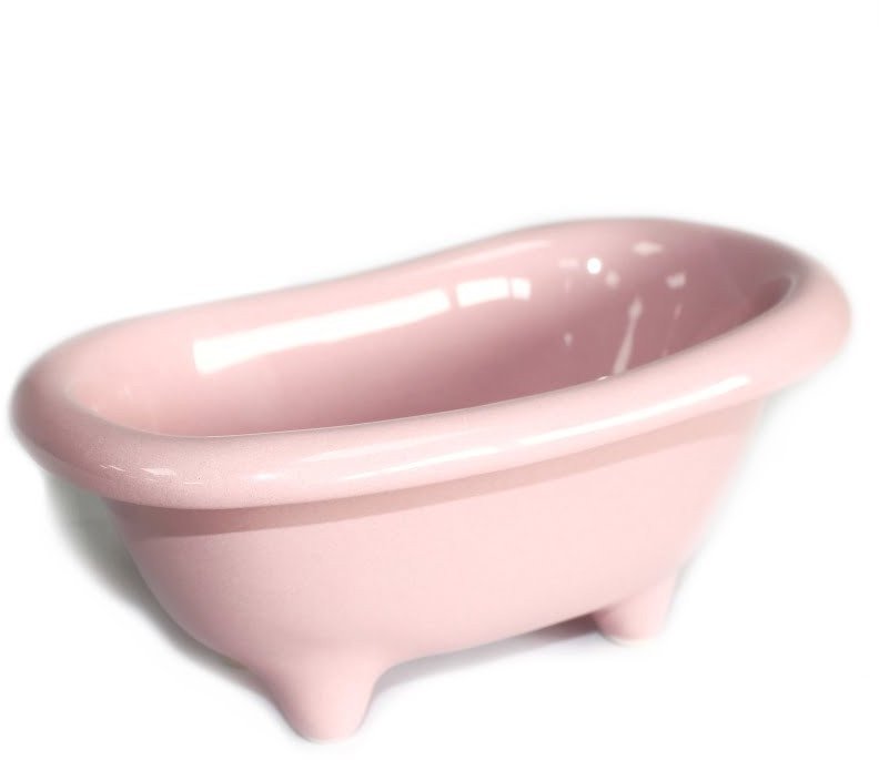 Ceramiczna wanienka mini - Różowa