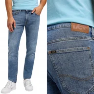 Spodnie męskie - Lee LUKE SLIM TAPERED Country Road RURKI BLUE DżINS W33 L32 - miniaturka - grafika 1