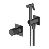 Baterie podtynkowe - Omnires CONTOUR System bidetowy podtynkowy Antracyt SYSCTBI1AT - miniaturka - grafika 1